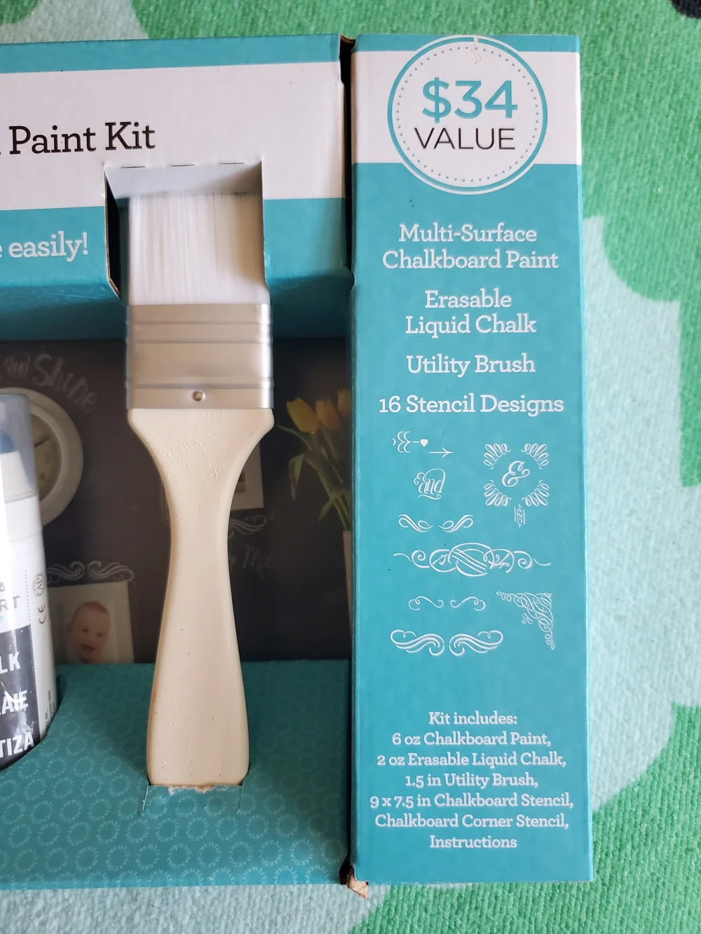 Martha Stewart Chalkboard Paint Kit – Black